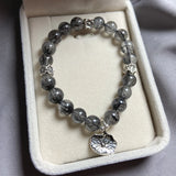Rutilated Quartz Bracelet Sterling Silver Women's Fine Jewelry
