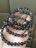 Rutilated Quartz Crystal Bracelet 7mm 8mm 9mm Beads Reiki Bangle AAAA