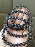 Rutilated Quartz Crystal Bracelet 7mm 8mm 9mm Beads Reiki Bangle AAAA