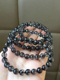 Rutilated Quartz Crystal Bracelet 7mm 8mm 9mm Beads Reiki Bangle AAAA