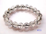 Rutilated Quartz Round Beads 9mm,10mm Bracelet for Women Men