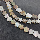 Natural Shell Beads Carved Jewelry Pearl Shell Loose Beads