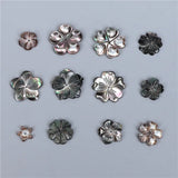 Mother of Pearl Shell Flower Plum Pendant for Jewelry Making