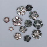 Mother of Pearl Shell Flower Plum Pendant for Jewelry Making