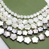 Shell Mother-of-pearl Flower Beads for DIY Jewelry