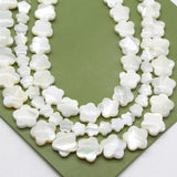 Shell Mother-of-pearl Flower Beads for DIY Jewelry