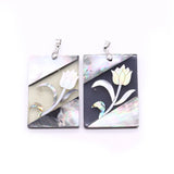 Natural Shell Splicing Pendants for Jewelry Making