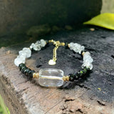 Natural Spinel Bracelet Stone Irregular Jewelry Beads for Women