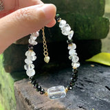 Natural Spinel Bracelet Stone Irregular Jewelry Beads for Women