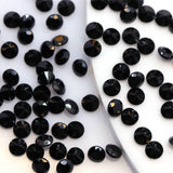 Natural Spinel Small Dots 0.9mm Round Diamond Cut Clock Jewelry Set