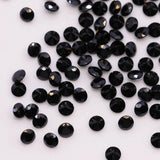 Natural Spinel Small Dots 0.9mm Round Diamond Cut Clock Jewelry Set