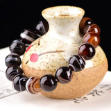 Striped Agate Bracelet for Men & Women Single Circle Lucky Transfer Bracelet