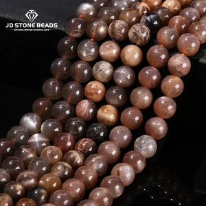 Round Natural Sunstone Spacer Bead for Jewelry Making