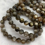 Sunstone Moonstone Beads Bracelet Round Spacer Gems Charm