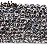 Tibetan Old Agates Stone Beads 6-12mm 15''Inches