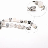 Tourmalinated Quartz Healing Necklace S925 Buckle