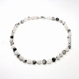 Tourmalinated Quartz Healing Necklace S925 Buckle