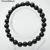 Tourmaline 8mm Stone Round Beads Bracelet