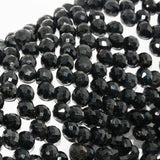 Natural Tourmaline Faceted Onion Beads 6.8mmx6.8mm, 42 Beads, With Defects