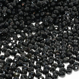 Natural Tourmaline Faceted Onion Beads 6.8mmx6.8mm, 42 Beads, With Defects