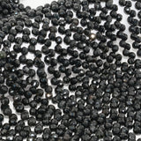 Natural Tourmaline Faceted Onion Beads 6.8mmx6.8mm, 42 Beads, With Defects