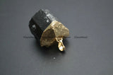 Natural Tourmaline Boulder Stone Pendant for Necklace Making