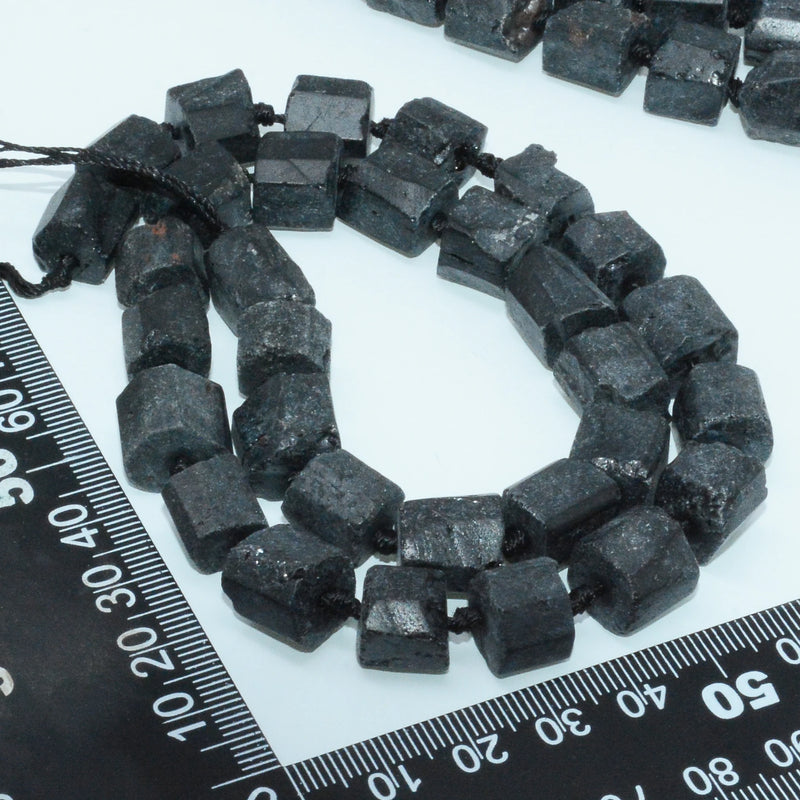 Natural Tourmaline Tube Nugget Beads 9mm-12mm