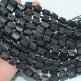 Natural Tourmaline Tube Nugget Beads 9mm-12mm