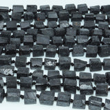Natural Tourmaline Tube Nugget Beads 9mm-12mm