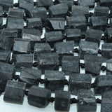 Natural Tourmaline Tube Nugget Beads 9mm-12mm