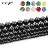 Natural Tourmaline Round Beads 4mm-12mm