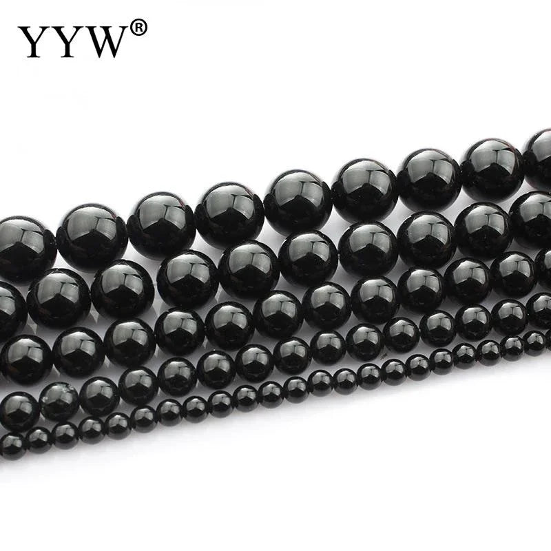 Natural Tourmaline Round Beads 4mm-12mm