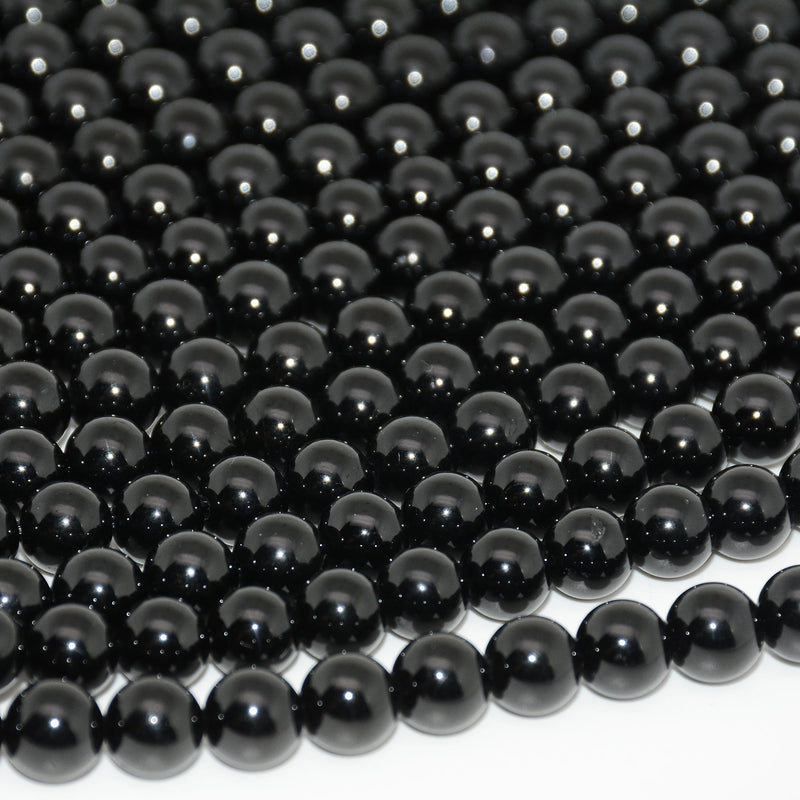 Natural Tourmaline 6mm Round Beads