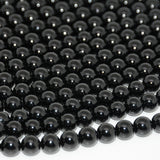 Natural Tourmaline 6mm Round Beads