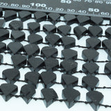 Natural Tourmaline Rough Cutting Flat Drop Beads 10-15mm 4-5mm