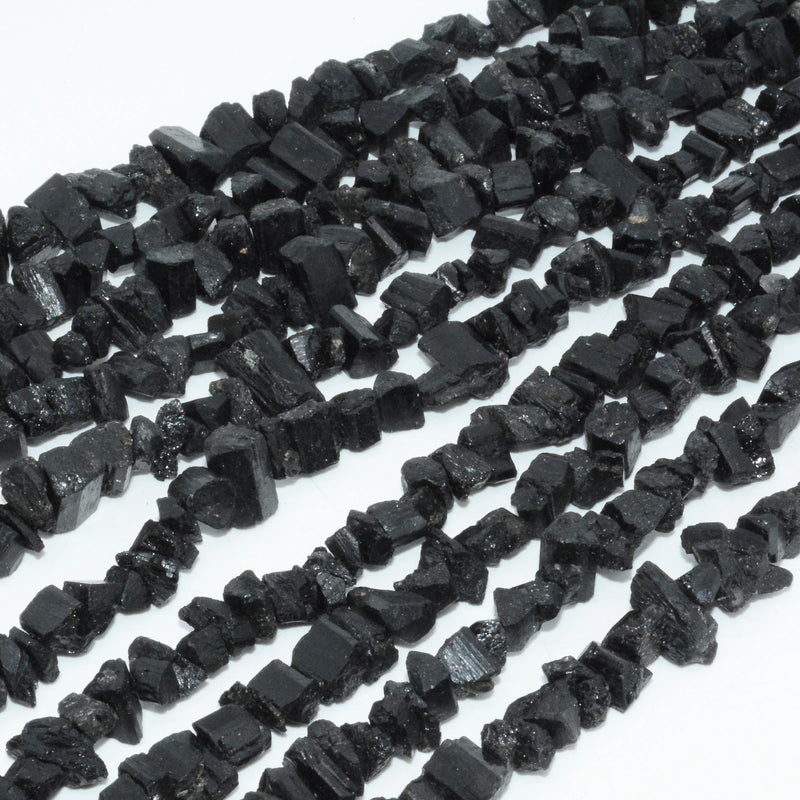 Natural Tourmaline Rough Nugget Beads 6mm-9mm