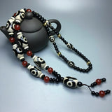 Hand Carved Natural Jadeite Pendant Necklace with Chain