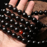 Natural Wood Rosary Buddhist 12mm108 Beads Wooden Bracelet