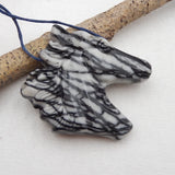 Natural Carved Horse Head Stone Charm Pendant Bead