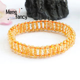 Blond Hair Crystal Beads Bracelet - Charm Men Women Jewelry