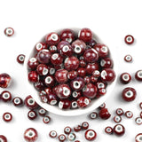 Bloodstone Ceramic Beads 6/8/10/12MM Round Chinese Porcelain Loose DIY Jewelry