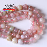 Cherry Agates Gemstone Beads Round Loose Spacer Stone Beads 6-10mm