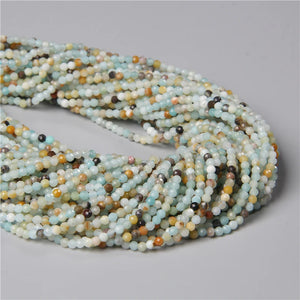 Natural Amazonite Jasper Stone Beads for Jewelry Making