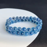 Natural Agate Clear Round Beads Bracelet 8mm 10mm 12mm AAAAA
