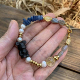 Natural Amazonite Bracelet Stone Irregular Jewelry