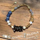 Natural Amazonite Bracelet Stone Irregular Jewelry