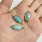 Amazonite Gem Stone Pendant DIY Craft Jewelry Accessory Healing Gift