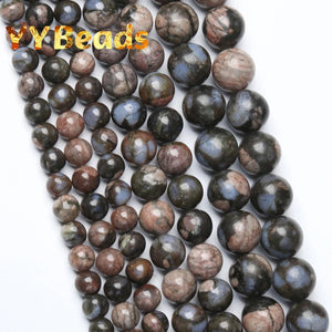 Glaucophane Stone Beads 6mm 8mm 10mm Smooth Beads DIY Charm Accessories