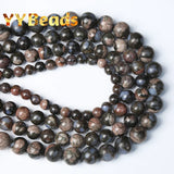 Glaucophane Stone Beads 6mm 8mm 10mm Smooth Beads DIY Charm Accessories