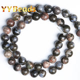 Glaucophane Stone Beads 6mm 8mm 10mm Smooth Beads DIY Charm Accessories